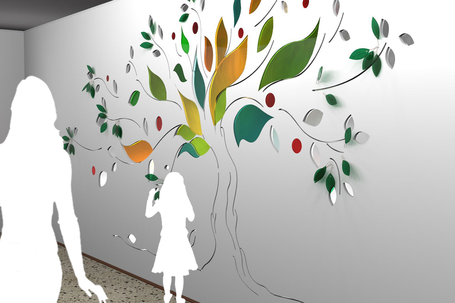 Der Lebensbaum | Wandgestaltung